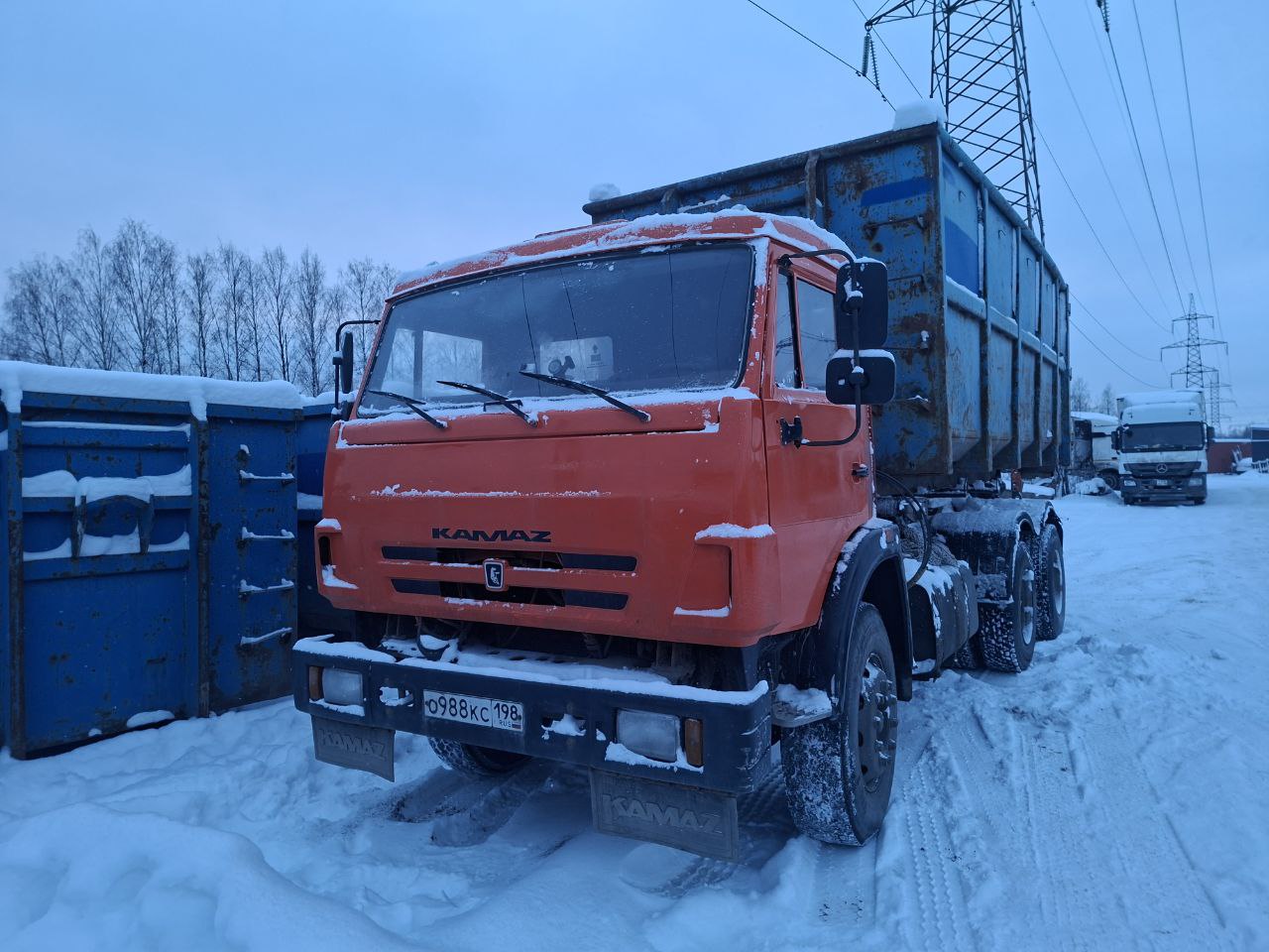 КамАЗ 65115 мультилифт для вывоза строительного мусора в СПб